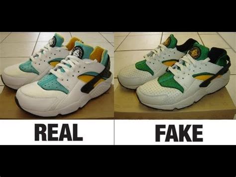 nike huarache original vs fake|old style nike huarache.